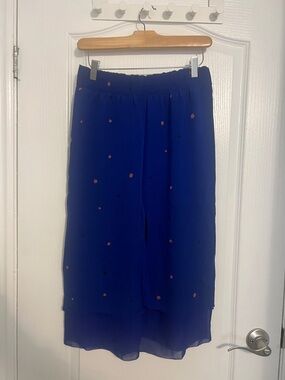 Aritzia 100% Silk Midi Skirt